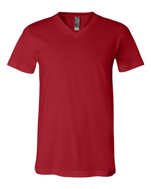 Unisex Jersey V-Neck Tee - L
