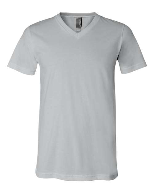 Unisex Jersey V-Neck Tee - S
