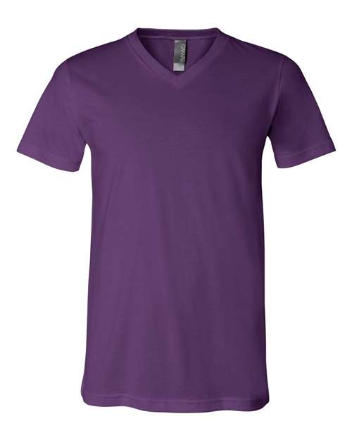 Unisex Jersey V-Neck Tee - L