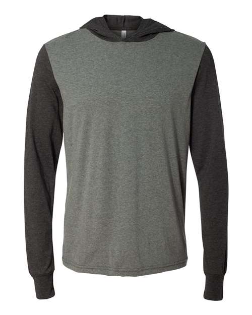 Unisex Jersey Hooded Long Sleeve Tee