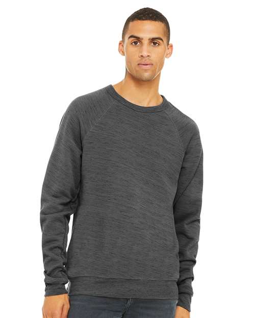 Unisex Sponge Fleece Raglan Crewneck Sweatshirt - XS