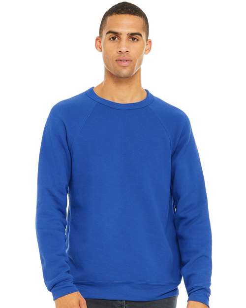 Unisex Sponge Fleece Raglan Crewneck Sweatshirt - XS