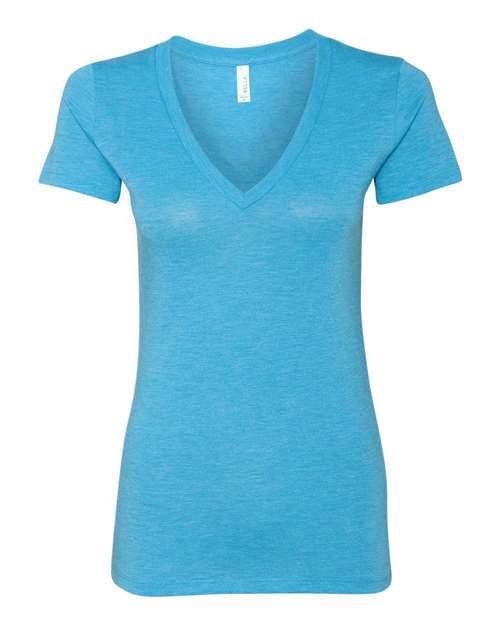 Women’s Triblend Deep V-Neck Tee 8435