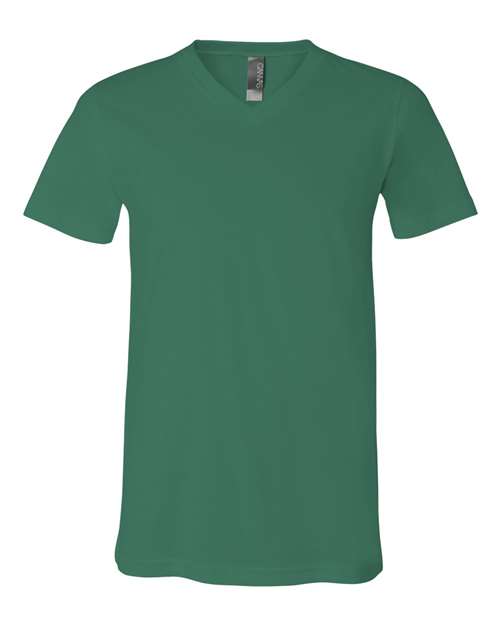 Unisex Jersey V-Neck Tee - L
