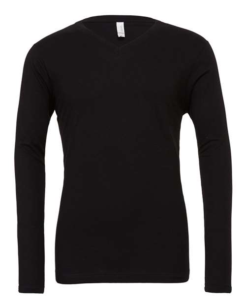 Unisex Long Sleeve V-Neck Tee 3425