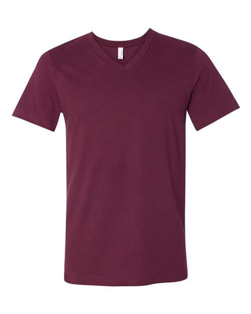 Unisex Jersey V-Neck Tee - L
