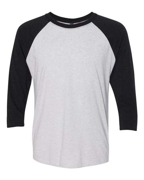 Unisex Triblend Three-Quarter Raglan T-Shirt - 2XL