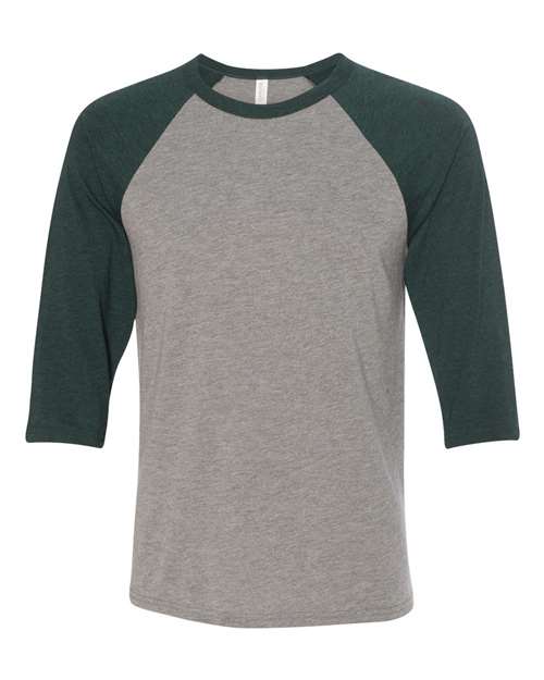 Unisex Three-Quarter Sleeve Baseball Tee - XS