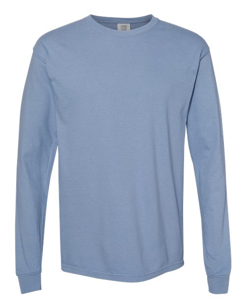 Garment-Dyed Heavyweight Long Sleeve T-Shirt - L
