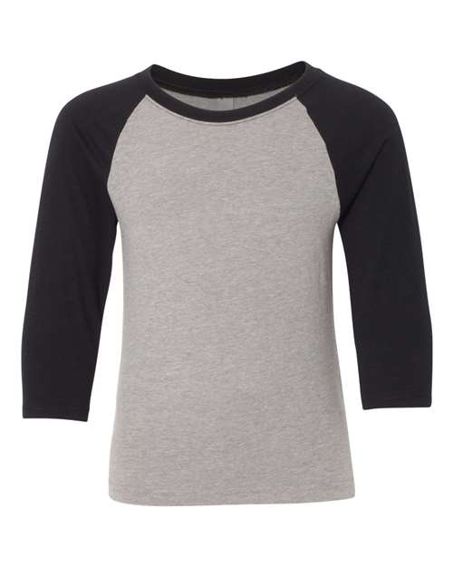 Youth CVC Three-Quarter Sleeve Raglan T-Shirt 3352