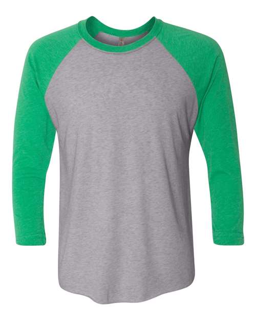 Unisex Triblend Three-Quarter Raglan T-Shirt - 2XL