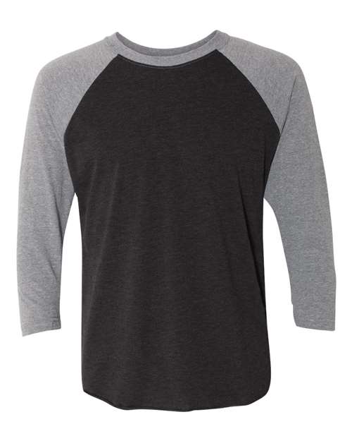 Unisex Triblend Three-Quarter Raglan T-Shirt - 2XL