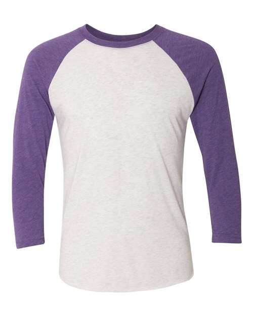 Unisex Triblend Three-Quarter Raglan T-Shirt - 2XL