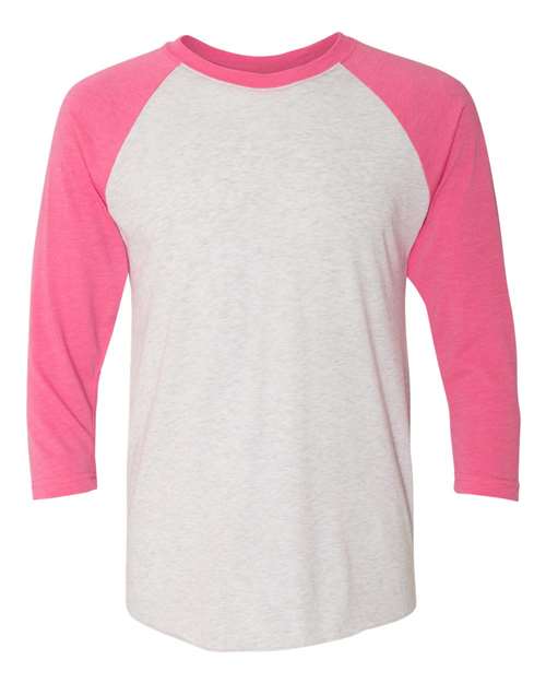 Unisex Triblend Three-Quarter Raglan T-Shirt - 2XL
