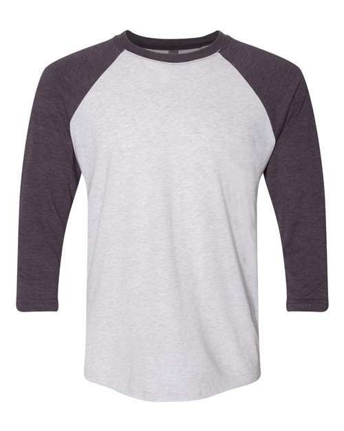Unisex Triblend Three-Quarter Raglan T-Shirt - 2XL