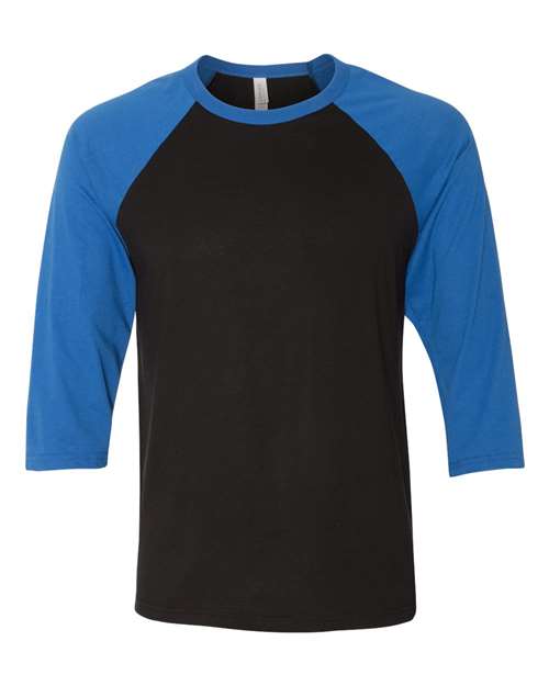 Unisex Three-Quarter Sleeve Baseball Tee - XS