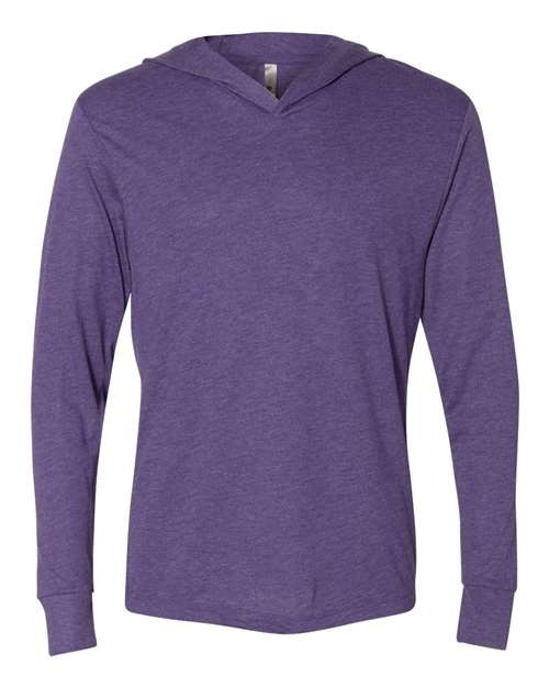 Unisex Triblend Hooded Long Sleeve Pullover T-Shirt