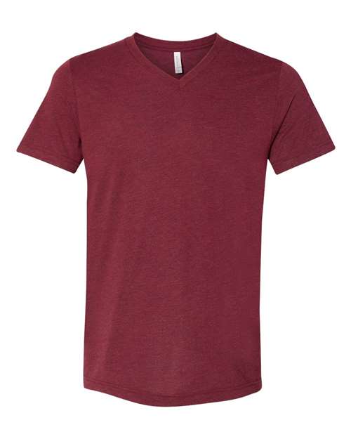 Unisex Triblend V-Neck Tee - L