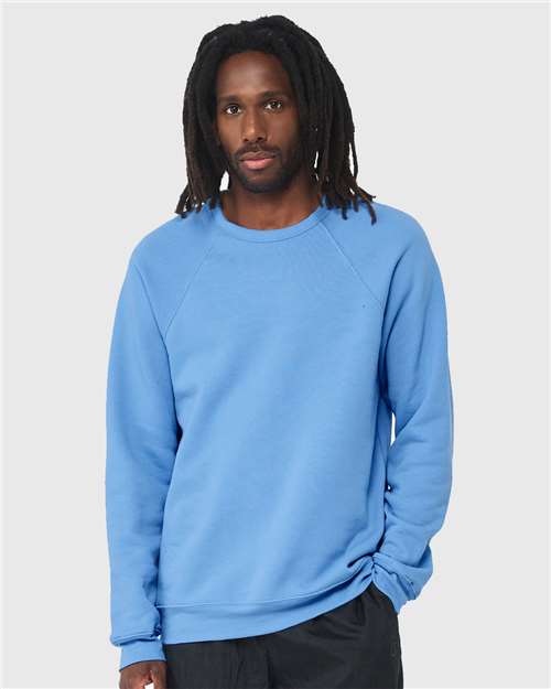 Unisex Sponge Fleece Raglan Crewneck Sweatshirt - L