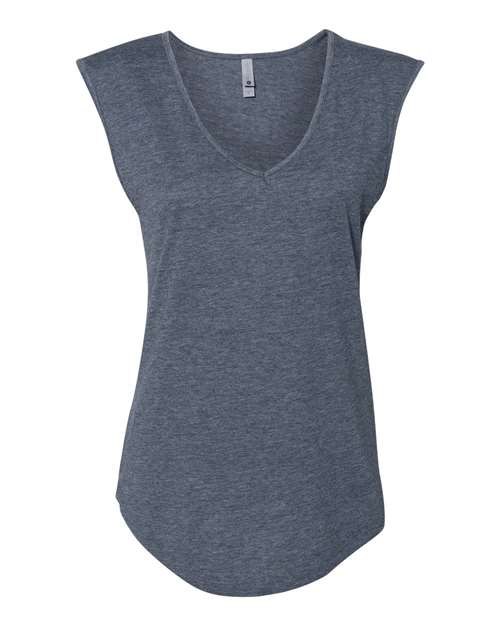 Women's Festival Sleeveless Deep V-Neck T-Shirt 5040