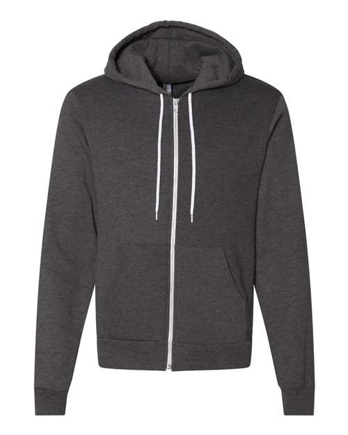 Unisex USA-Made Flex Fleece Full-Zip Hoodie Sweatshirt