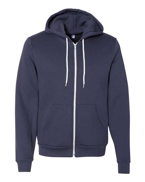 Unisex USA-Made Flex Fleece Full-Zip Hoodie Sweatshirt