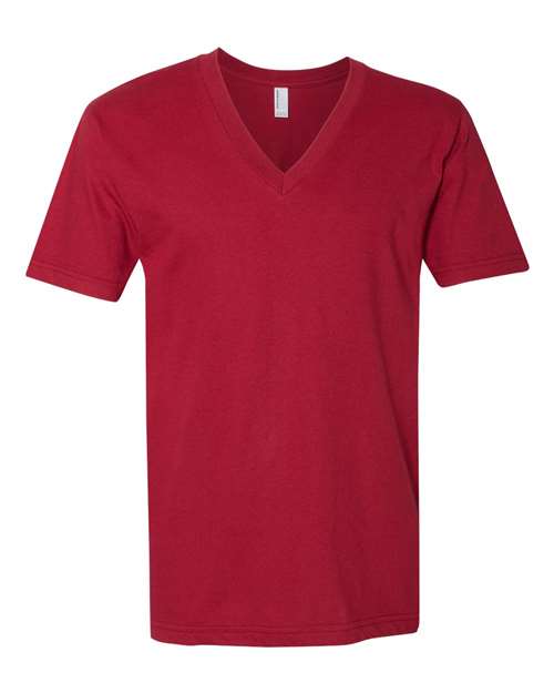 Unisex Fine Jersey V-Neck Tee