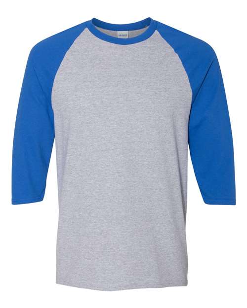Unisex Heavy Cottonâ„¢ Raglan Three-Quarter Sleeve T-Shirt
