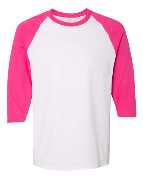 Unisex Heavy Cottonâ„¢ Raglan Three-Quarter Sleeve T-Shirt