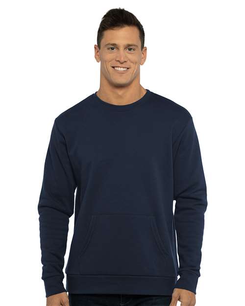 Unisex Santa Barbara Pocket Crewneck Sweatshirt