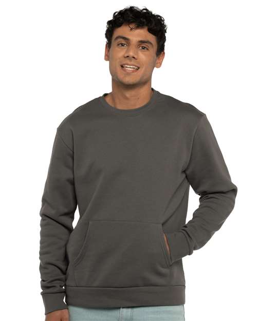 Unisex Santa Barbara Pocket Crewneck Sweatshirt