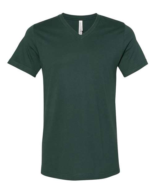 Unisex Jersey V-Neck Tee - L