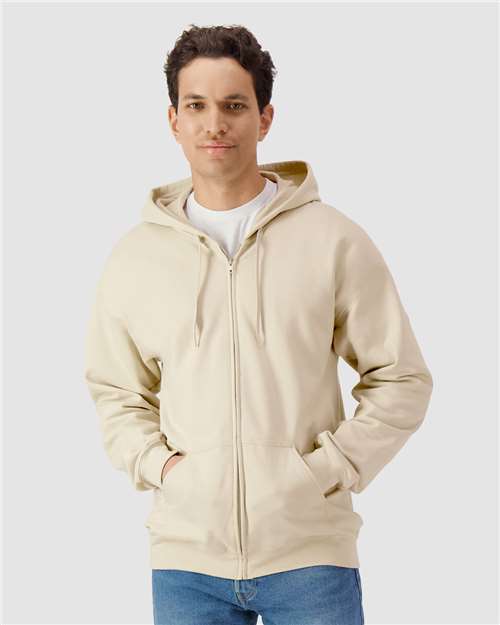 Unisex Softstyle® Full-Zip Hooded Sweatshirt