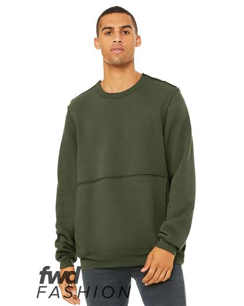 FWD Fashion Raw Seam Crewneck Sweatshirt 3743
