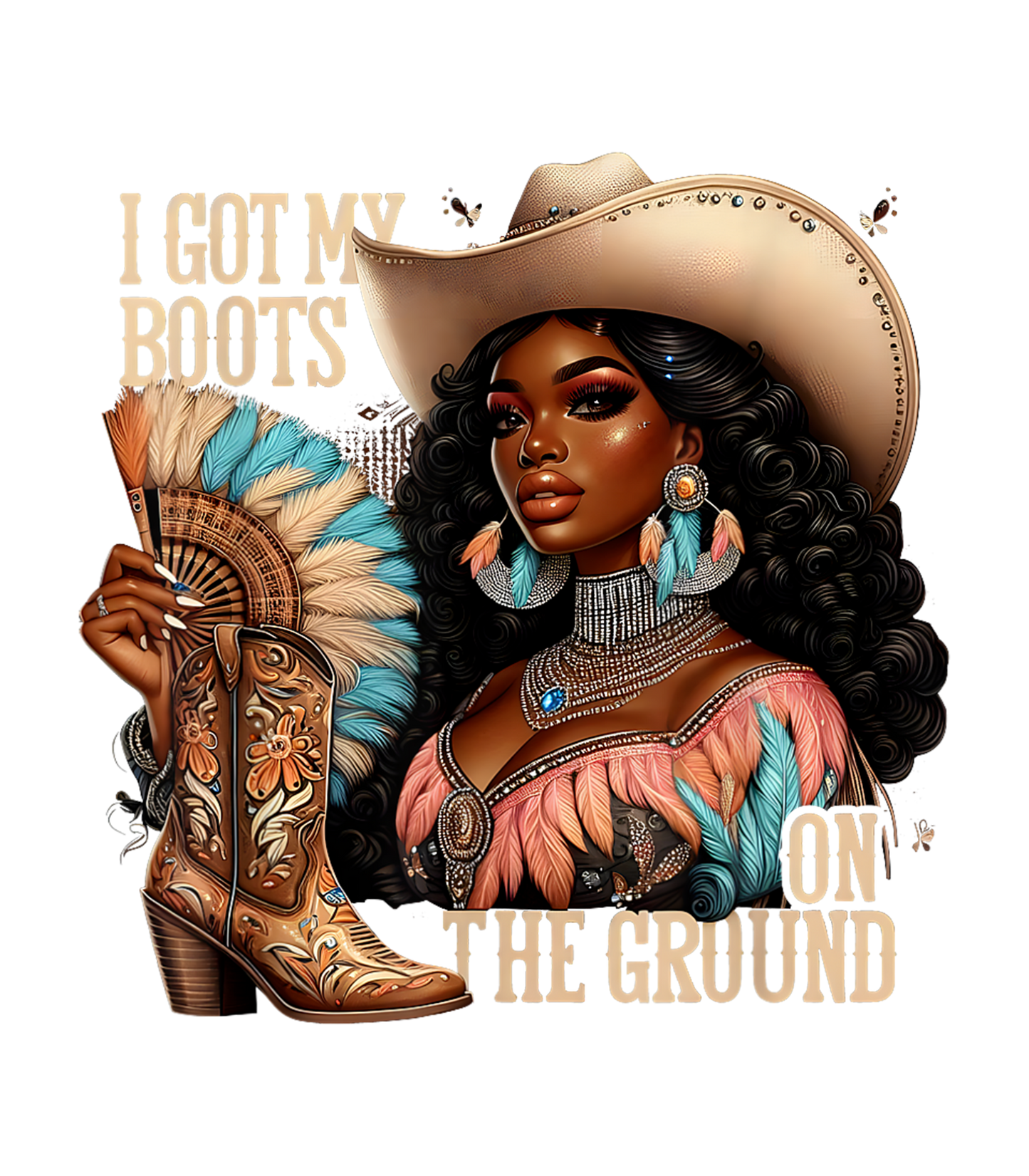 Boots On The Ground 4 DTF Print