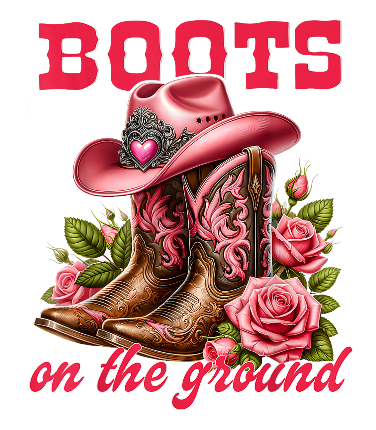 Boots On The Ground 6 DTF Print