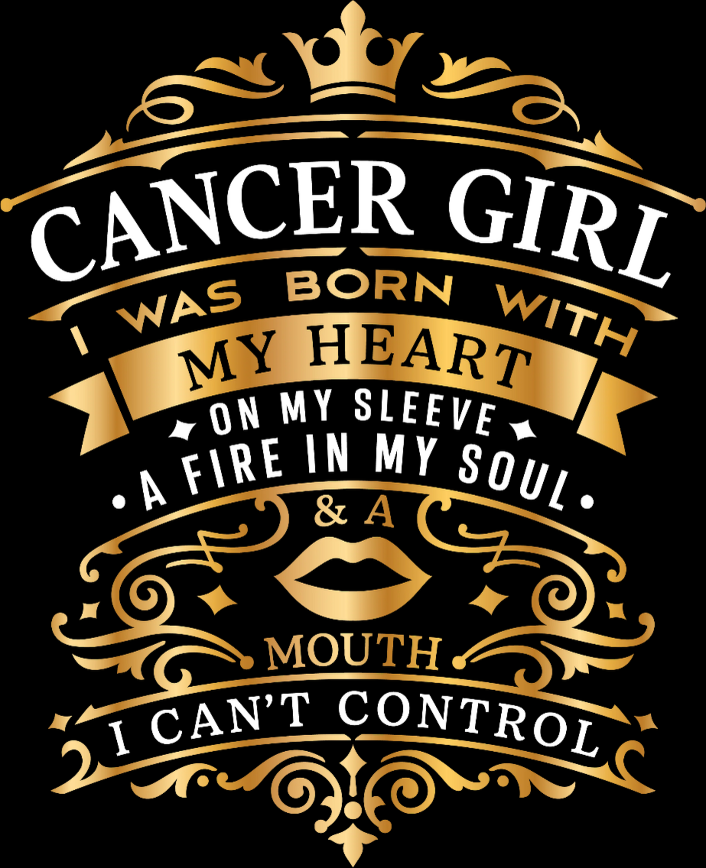Cancer Girl DTF