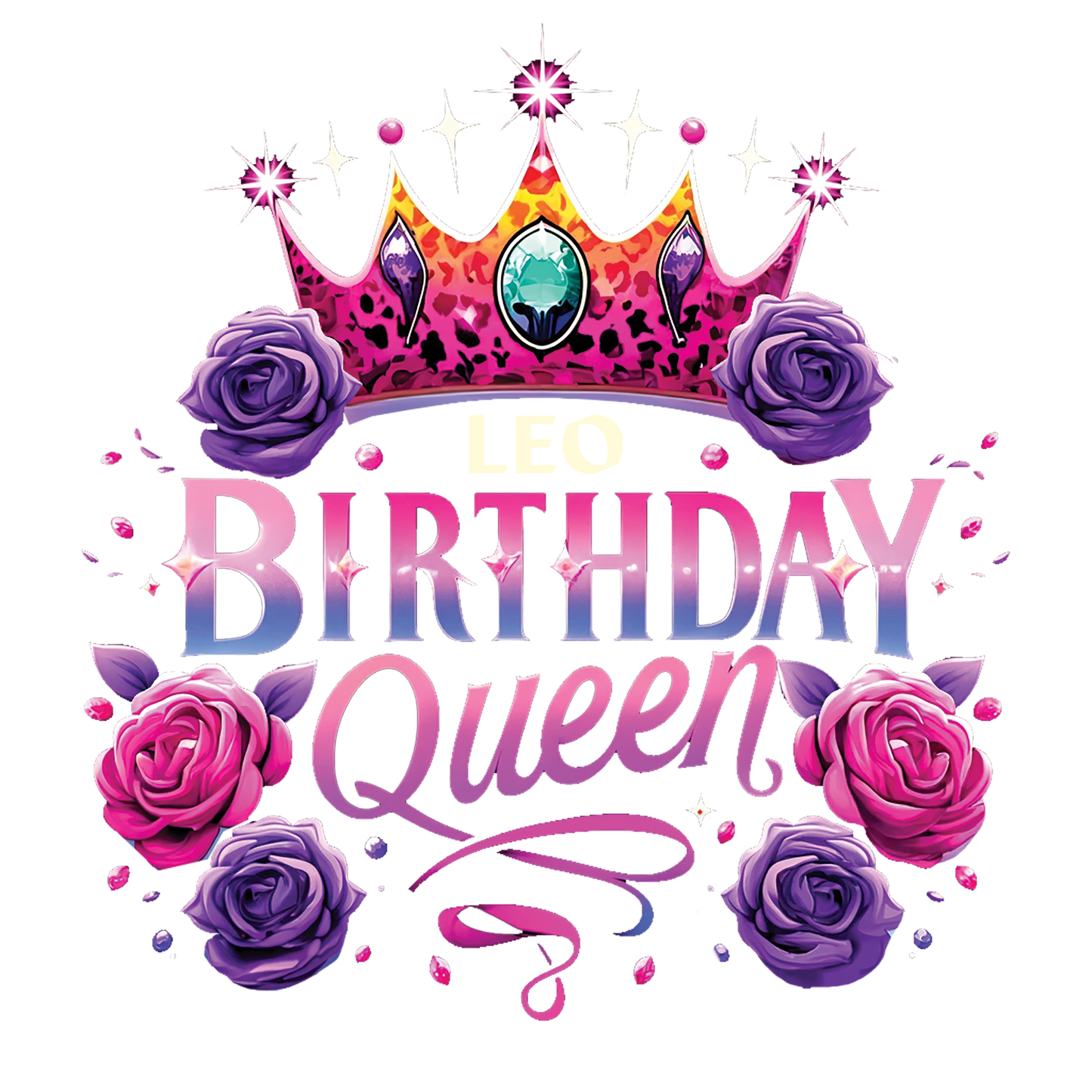 Birthday Queen DTF