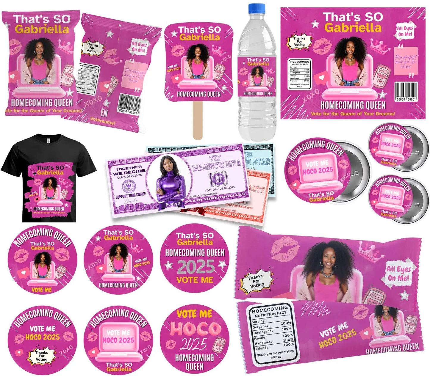 That's So Homecoming Queen Party Favors