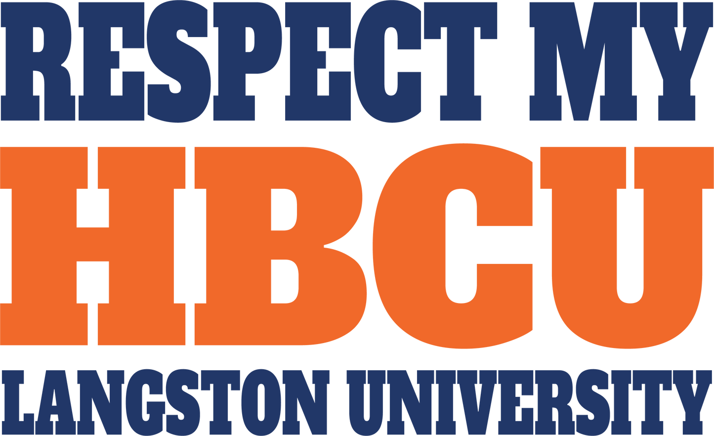 Respect My HBCU DTF Print