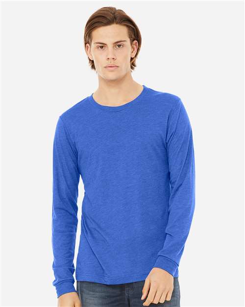 Unisex Triblend Long Sleeve Tee - XS