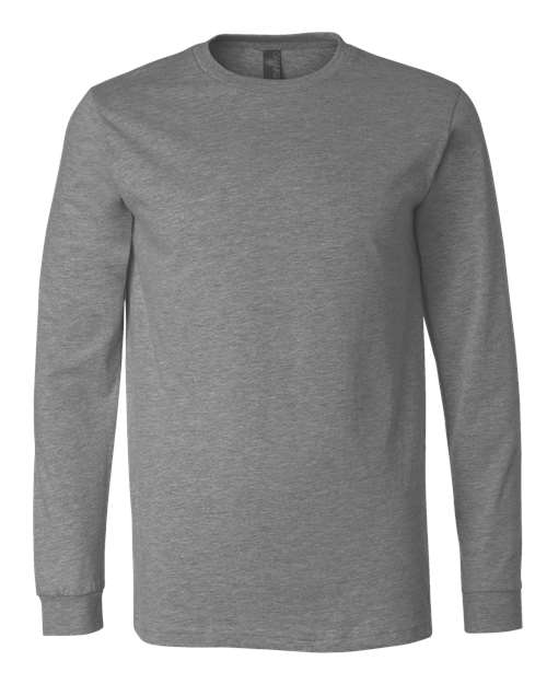Heather CVC Long Sleeve Tee - L