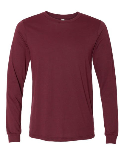Heather CVC Long Sleeve Tee - XS