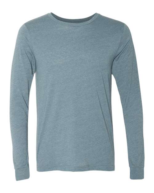 Heather CVC Long Sleeve Tee - L