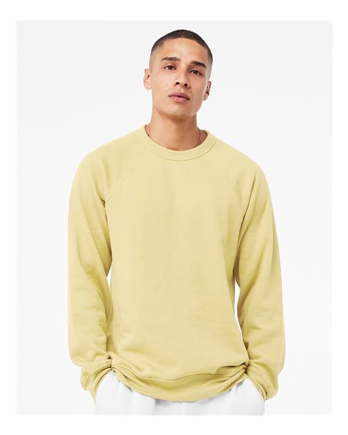 Unisex Sponge Fleece Raglan Crewneck Sweatshirt - L