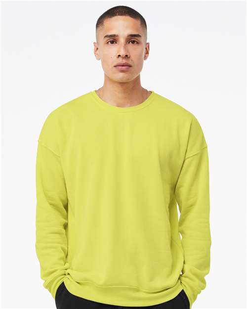 Unisex Sponge Fleece Drop Shoulder Crewneck Sweatshirt - L
