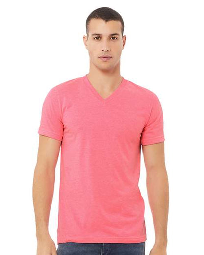 Unisex Heather CVC V-Neck Tee 3005CVC