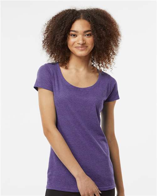Women's Poly-Rich Scoop Neck T-Shirt 243