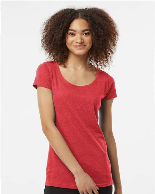 Women's Poly-Rich Scoop Neck T-Shirt 243