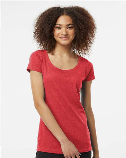 Women's Poly-Rich Scoop Neck T-Shirt 243